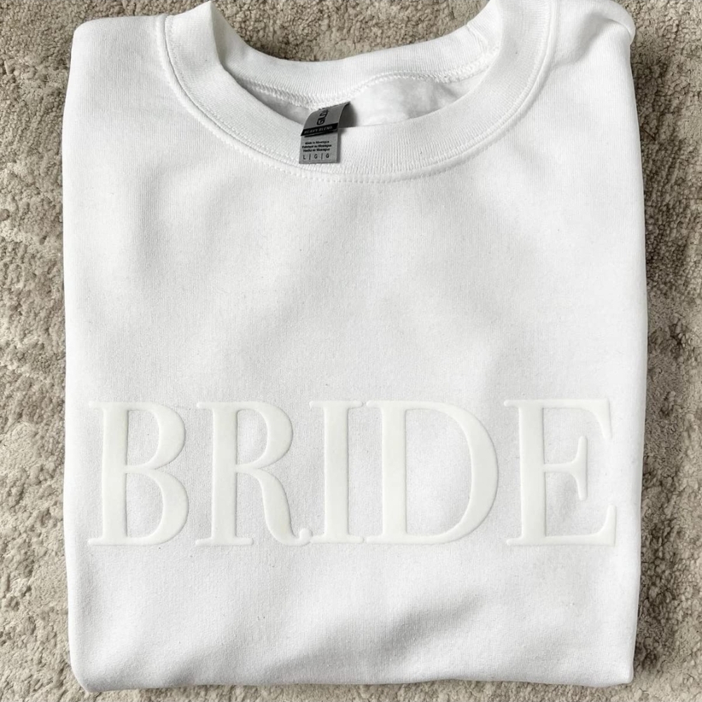 White 'Bride' Sweatshirt - Picture 4 of 5